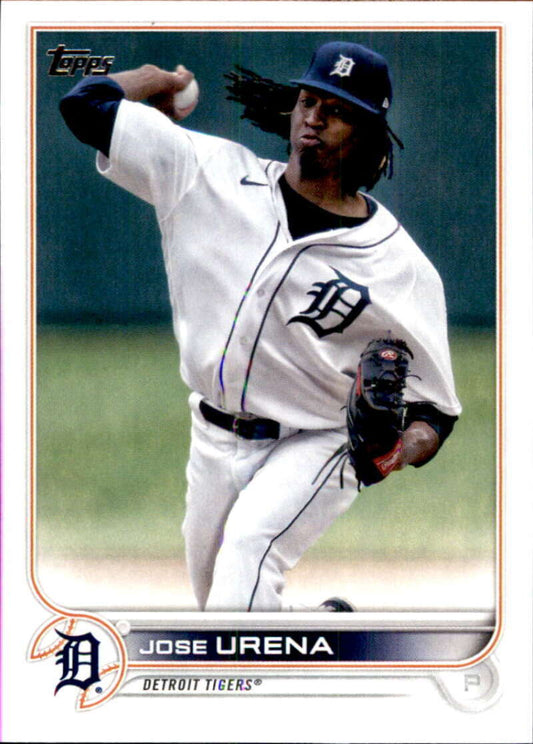 2022 Topps Baseball  #427 Jose Urena  Detroit Tigers  Image 1