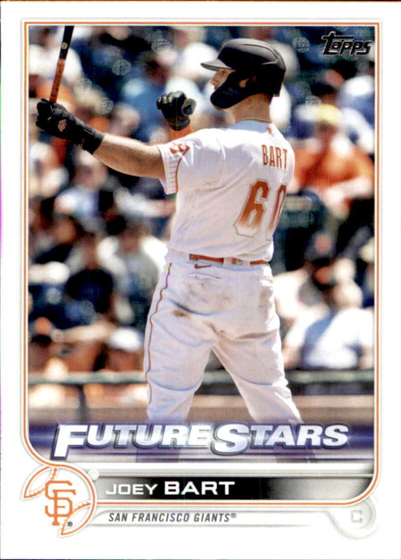 2022 Topps Baseball  #434 Joey Bart  San Francisco Giants  Image 1