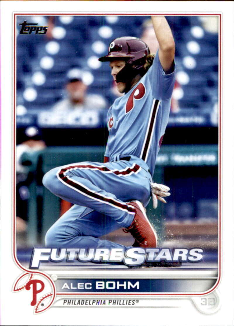 2022 Topps Baseball  #452 Alec Bohm  Philadelphia Phillies  Image 1