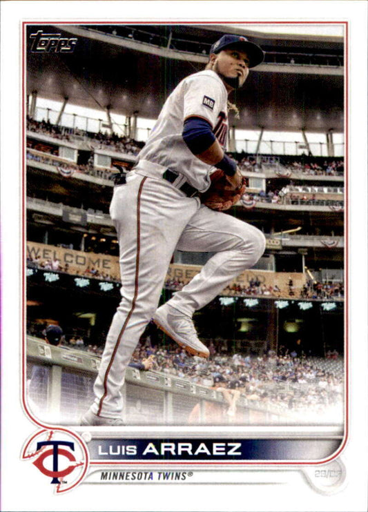 2022 Topps Baseball  #453 Luis Arraez  Minnesota Twins  Image 1