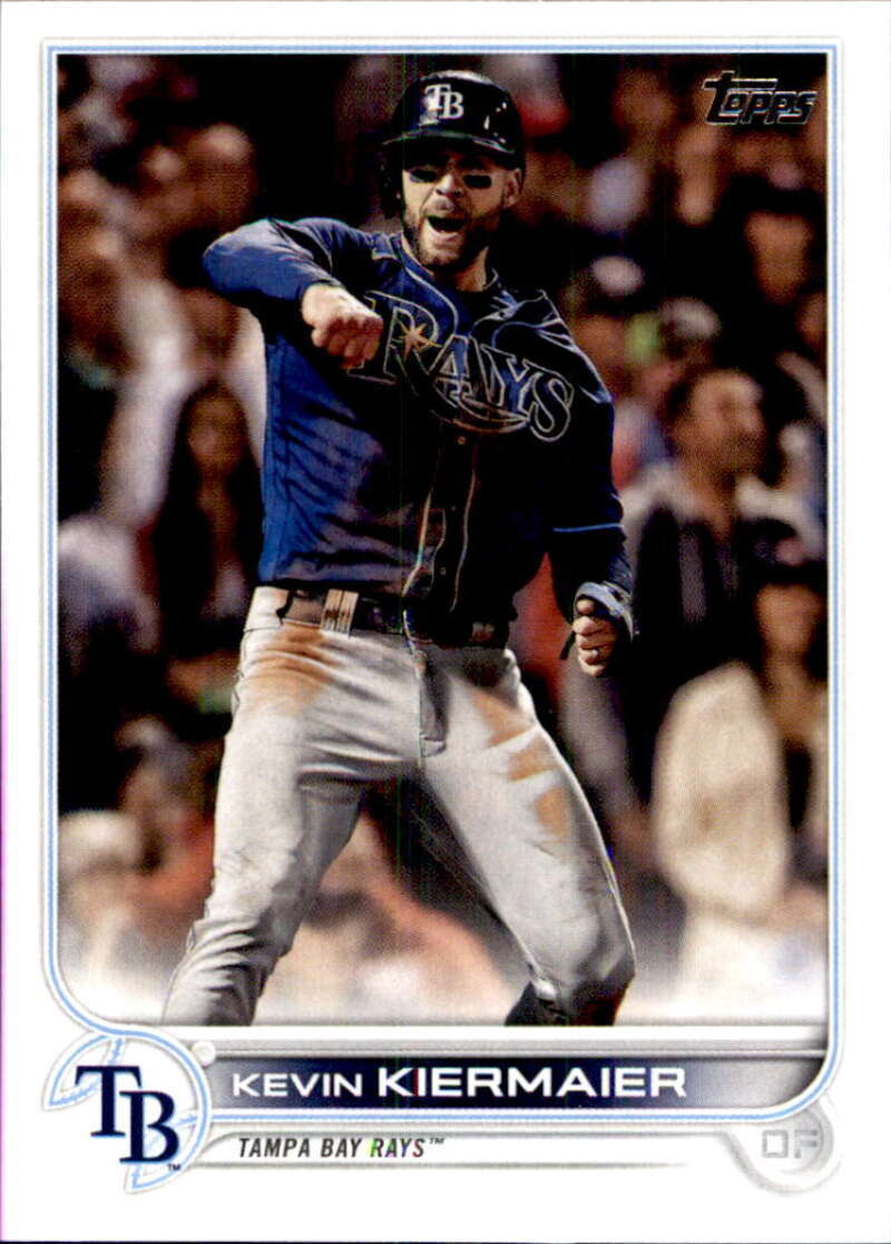 2022 Topps Baseball  #454 Kevin Kiermaier  Tampa Bay Rays  Image 1