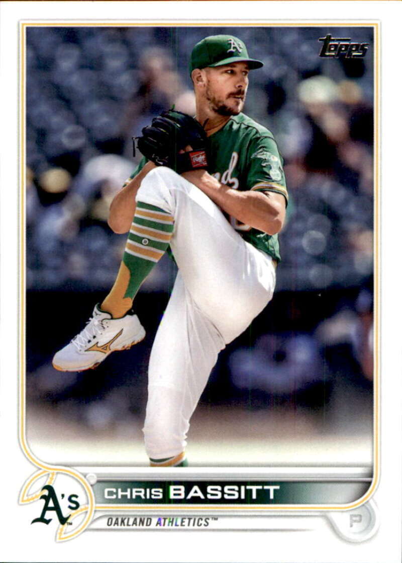 2022 Topps Baseball  #456 Chris Bassitt  Oakland Athletics  Image 1