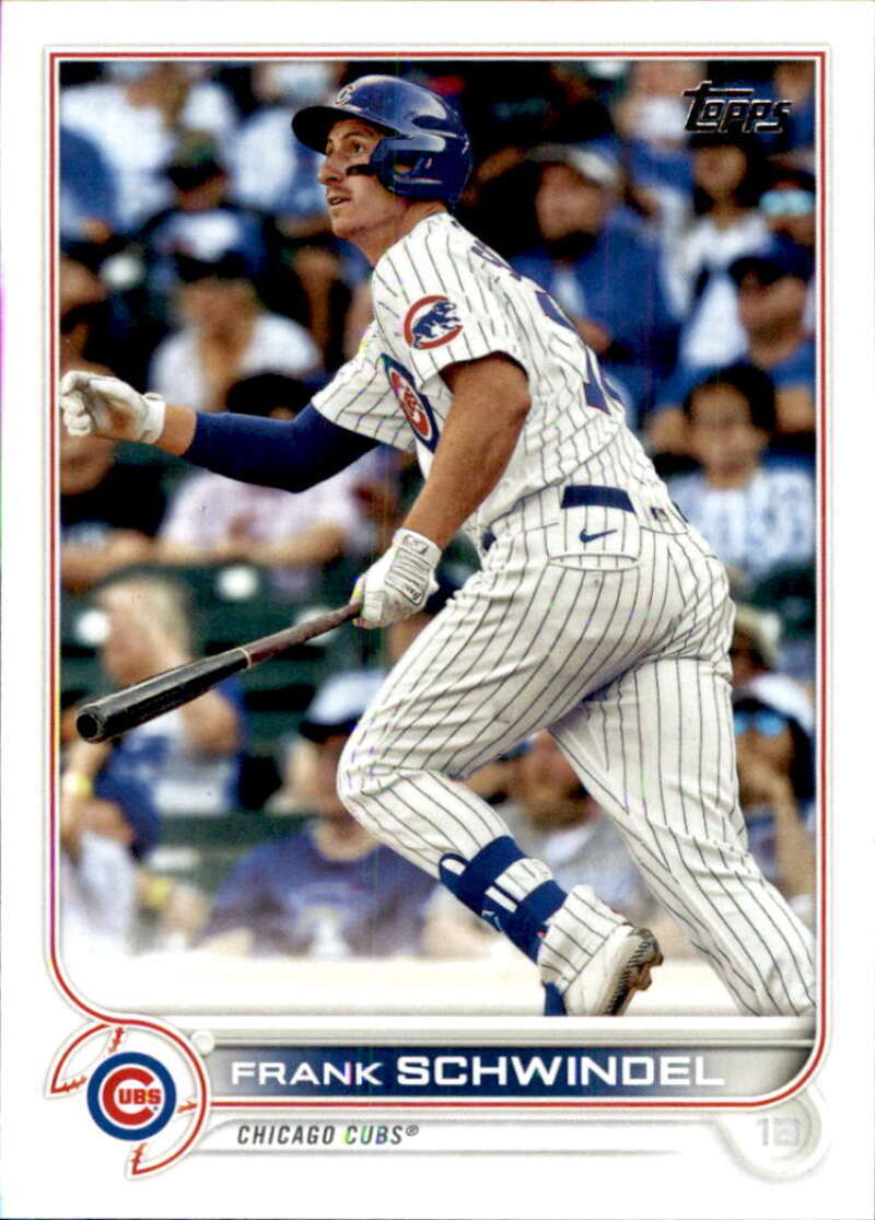 2022 Topps Baseball  #468 Frank Schwindel  Chicago Cubs  Image 1