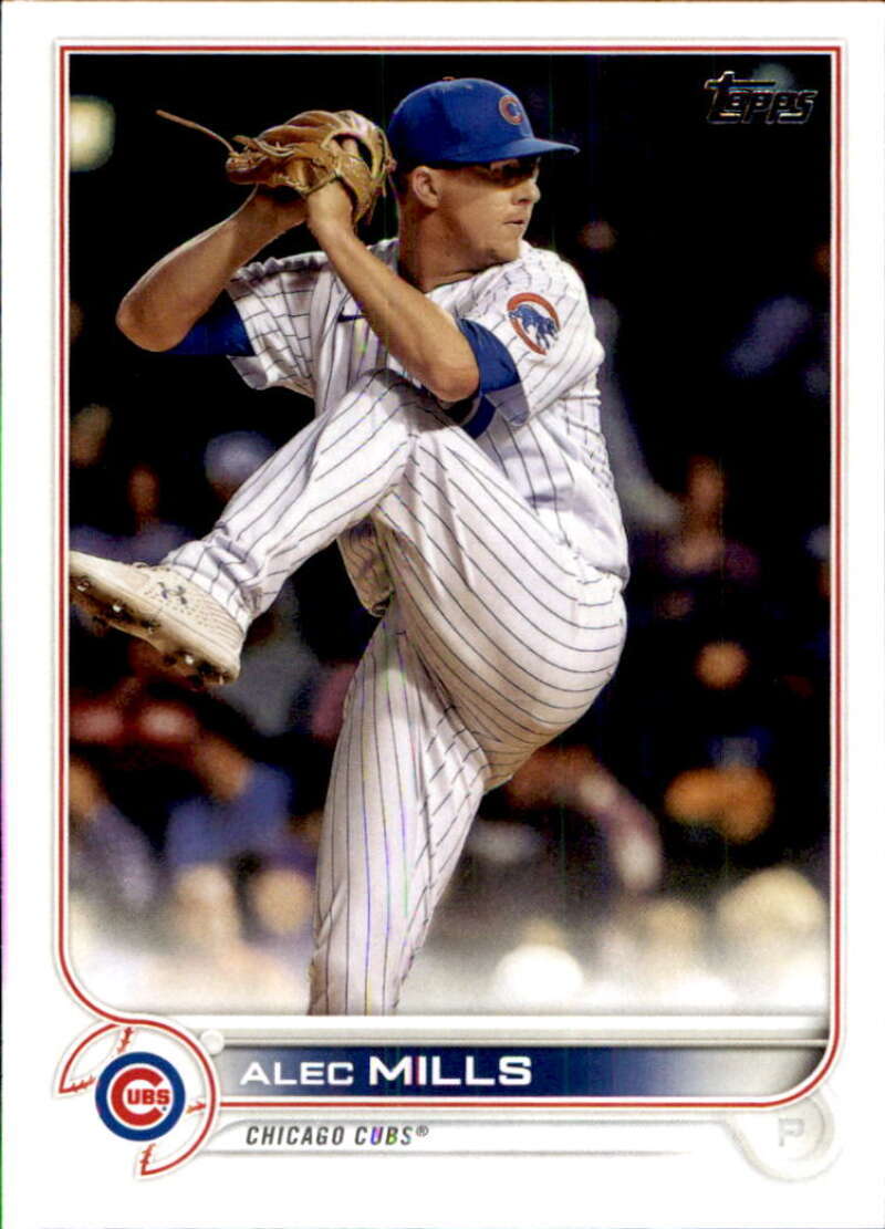 2022 Topps Baseball  #474 Alec Mills  Chicago Cubs  Image 1