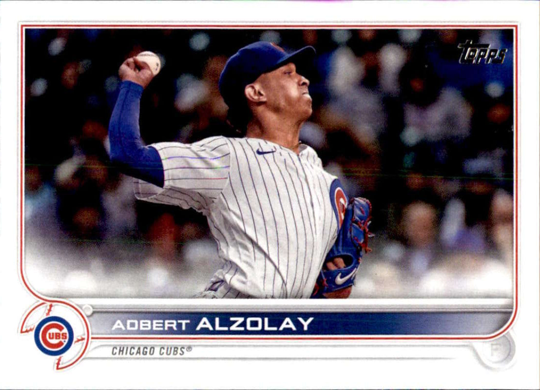 2022 Topps Baseball  #476 Adbert Alzolay  Chicago Cubs  Image 1