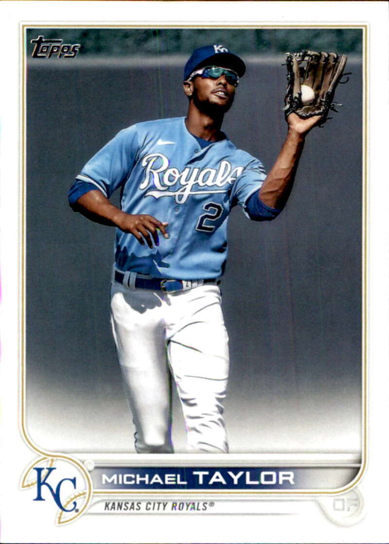 2022 Topps Baseball  #483 Michael Taylor  Kansas City Royals  Image 1