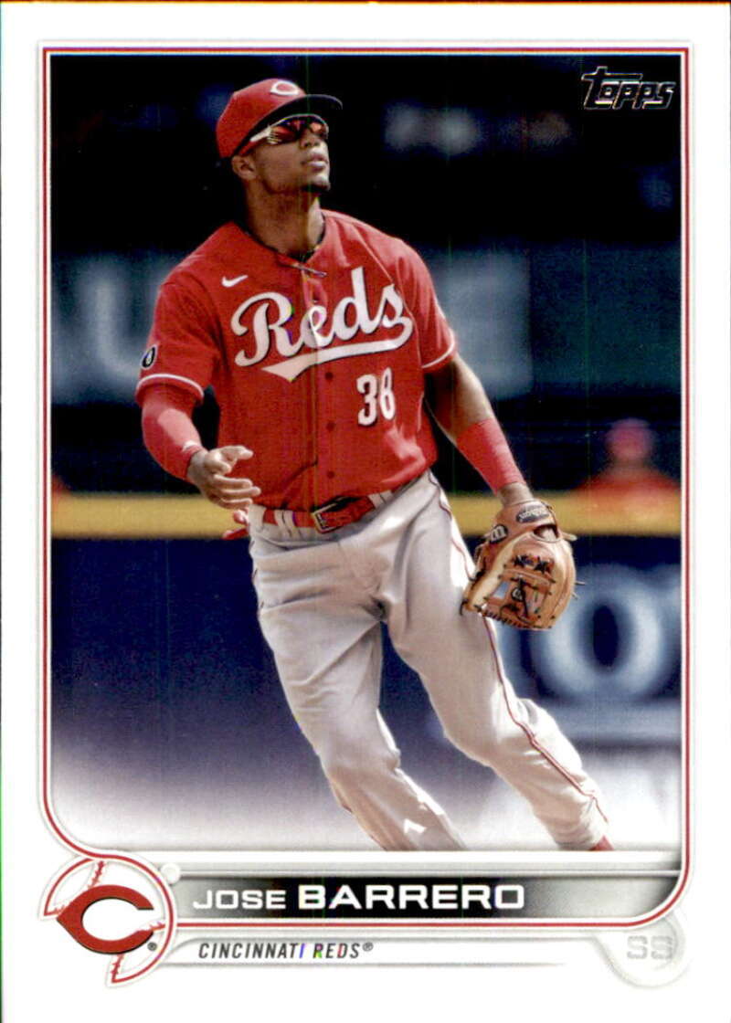 2022 Topps Baseball  #485 Jose Barrero  Cincinnati Reds  Image 1