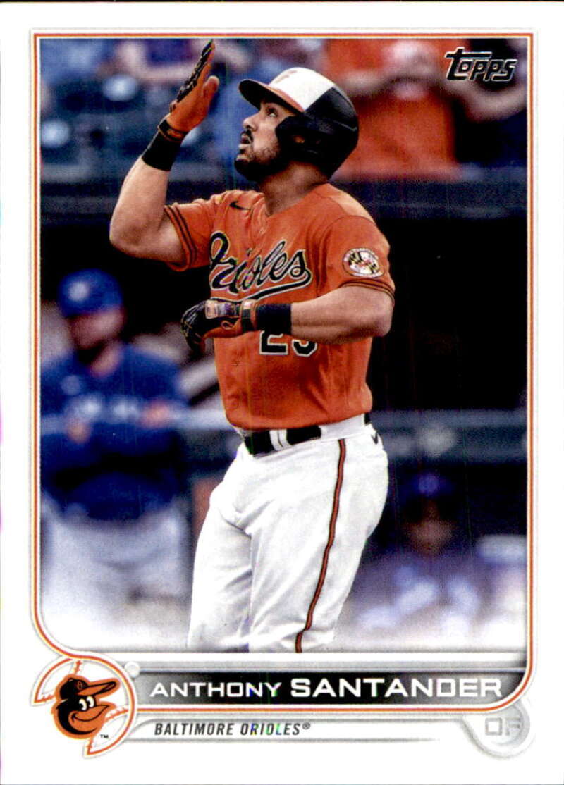 2022 Topps Baseball  #491 Anthony Santander  Baltimore Orioles  Image 1