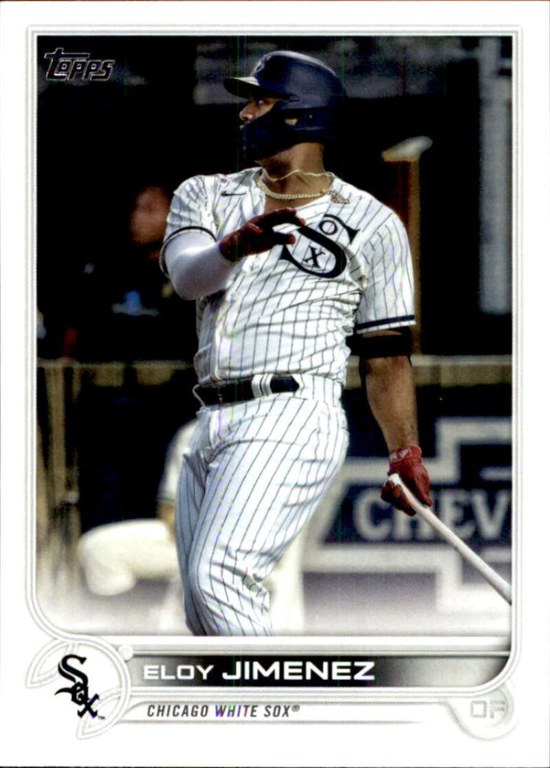 2022 Topps Baseball  #500 Eloy Jimenez  Chicago White Sox  Image 1