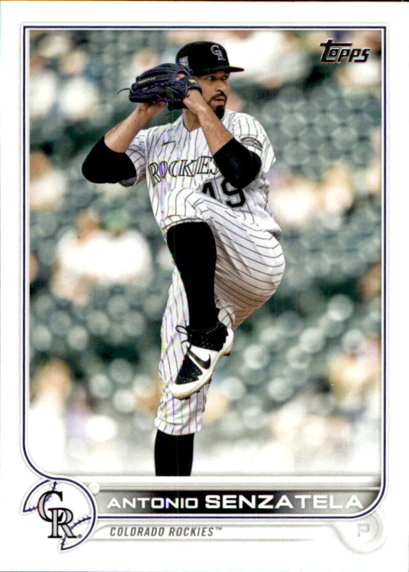 2022 Topps Baseball  #508 Antonio Senzatela  Colorado Rockies  Image 1