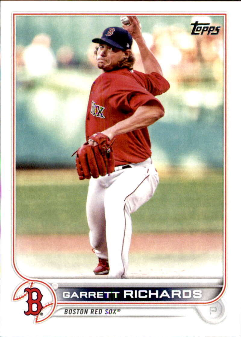 2022 Topps Baseball  #514 Garrett Richards  Boston Red Sox  Image 1