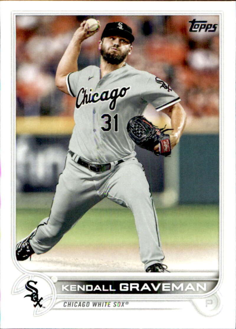 2022 Topps Baseball  #515 Kendall Graveman  Chicago White Sox  Image 1