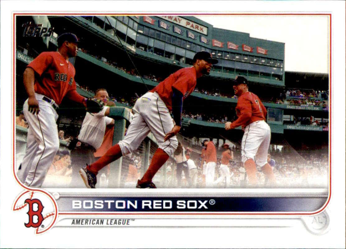 2022 Topps Baseball  #519 Boston Red Sox  Boston Red Sox  Image 1