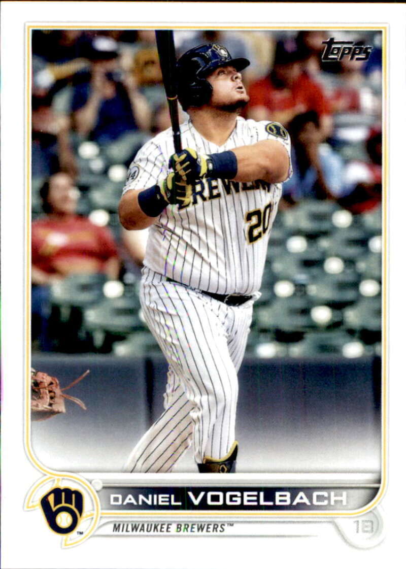 2022 Topps Baseball  #522 Daniel Vogelbach  Milwaukee Brewers  Image 1