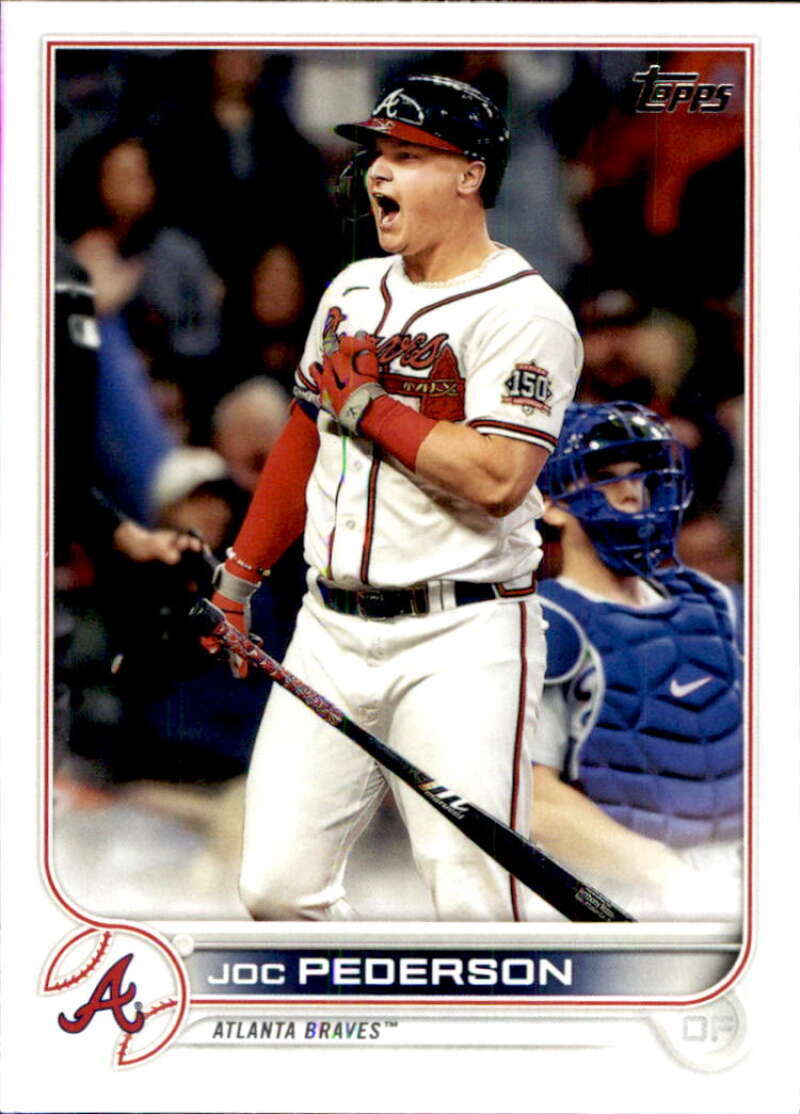 2022 Topps Baseball  #528 Joc Pederson  Atlanta Braves  Image 1