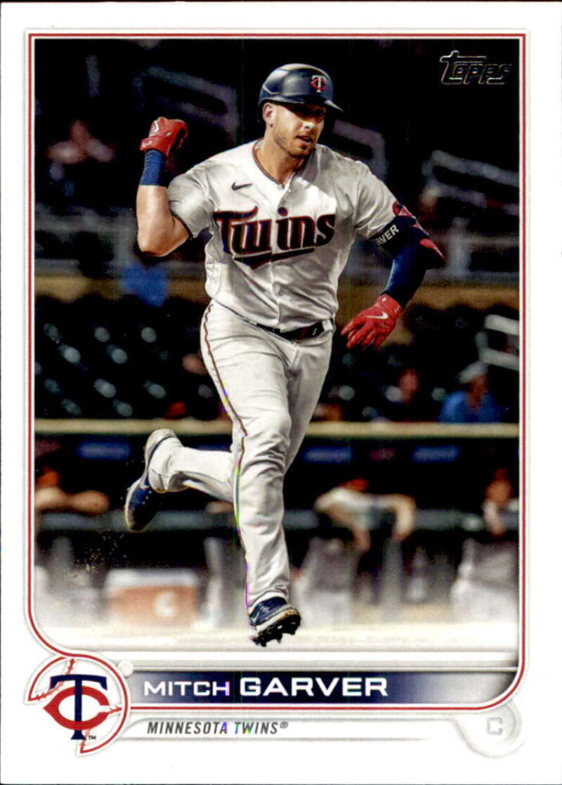 2022 Topps Baseball  #529 Mitch Garver  Minnesota Twins  Image 1