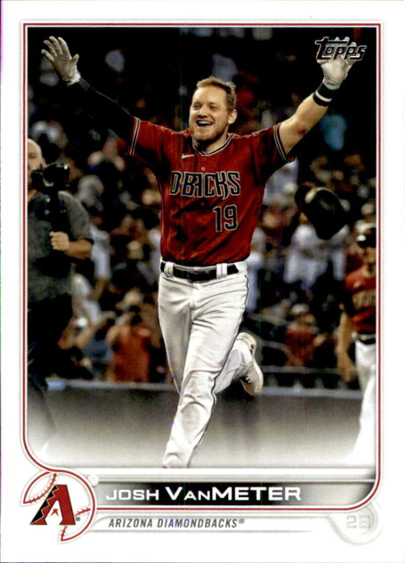 2022 Topps Baseball  #534 Josh VanMeter  Arizona Diamondbacks  Image 1