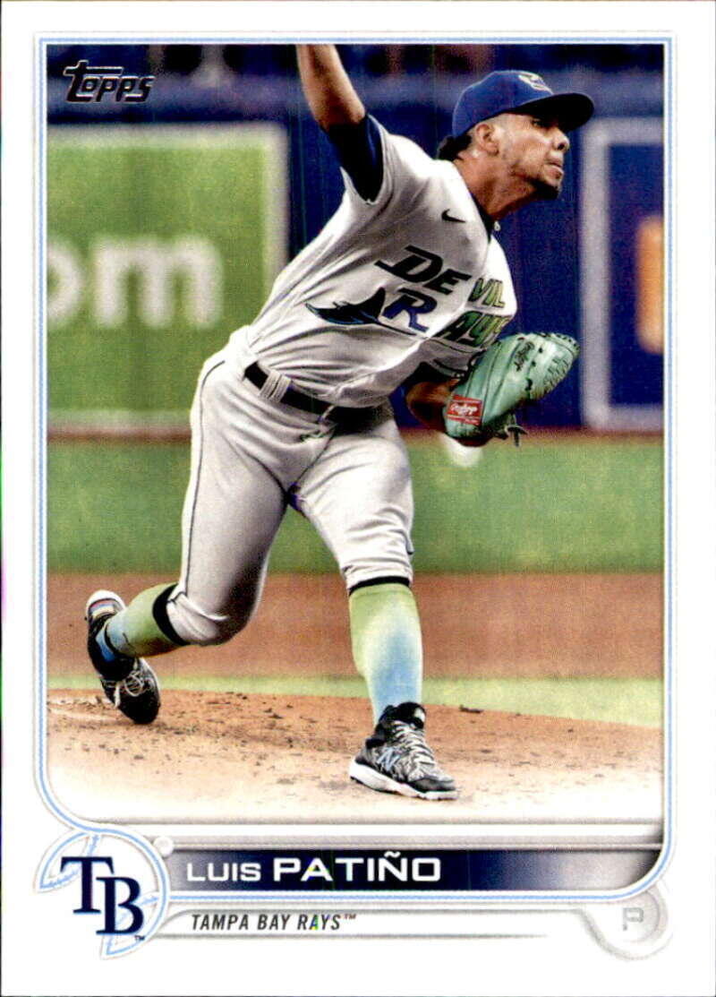 2022 Topps Baseball  #539 Luis Patino  Tampa Bay Rays  Image 1