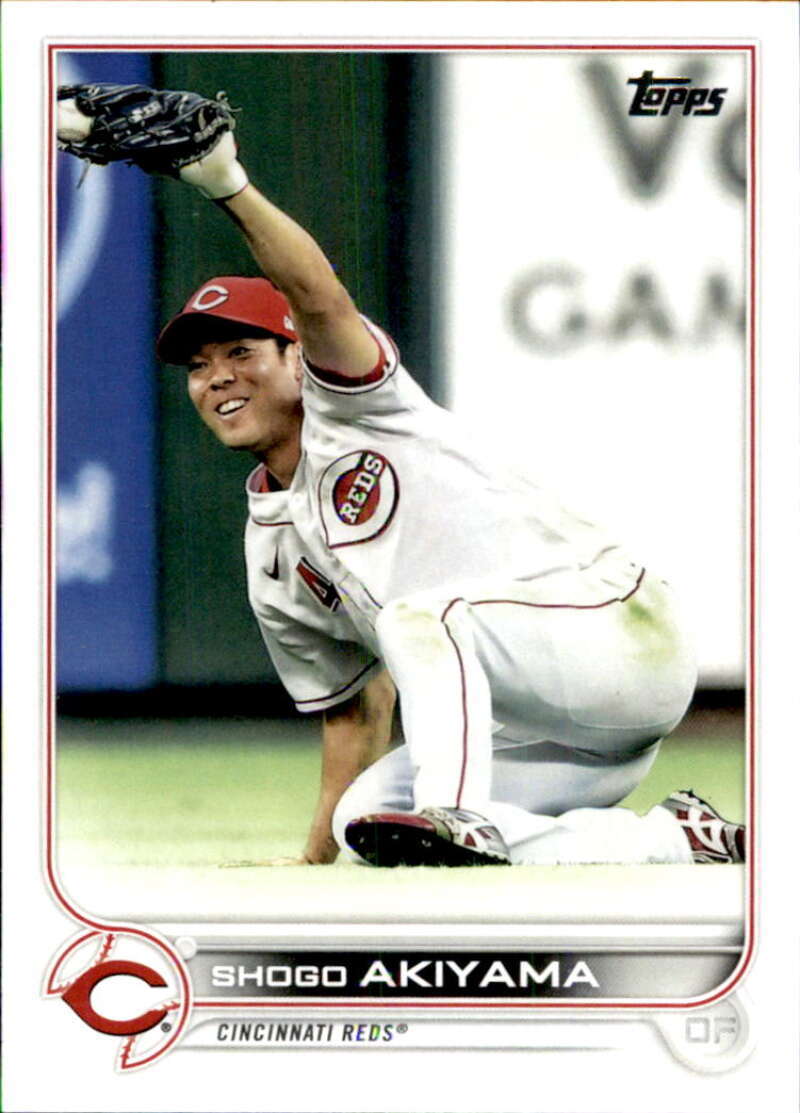 2022 Topps Baseball  #549 Shogo Akiyama  Cincinnati Reds  Image 1