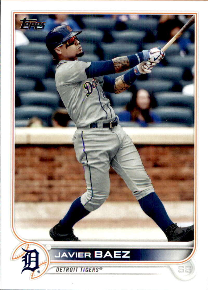 2022 Topps Baseball  #571 Javier Baez  Detroit Tigers  Image 1