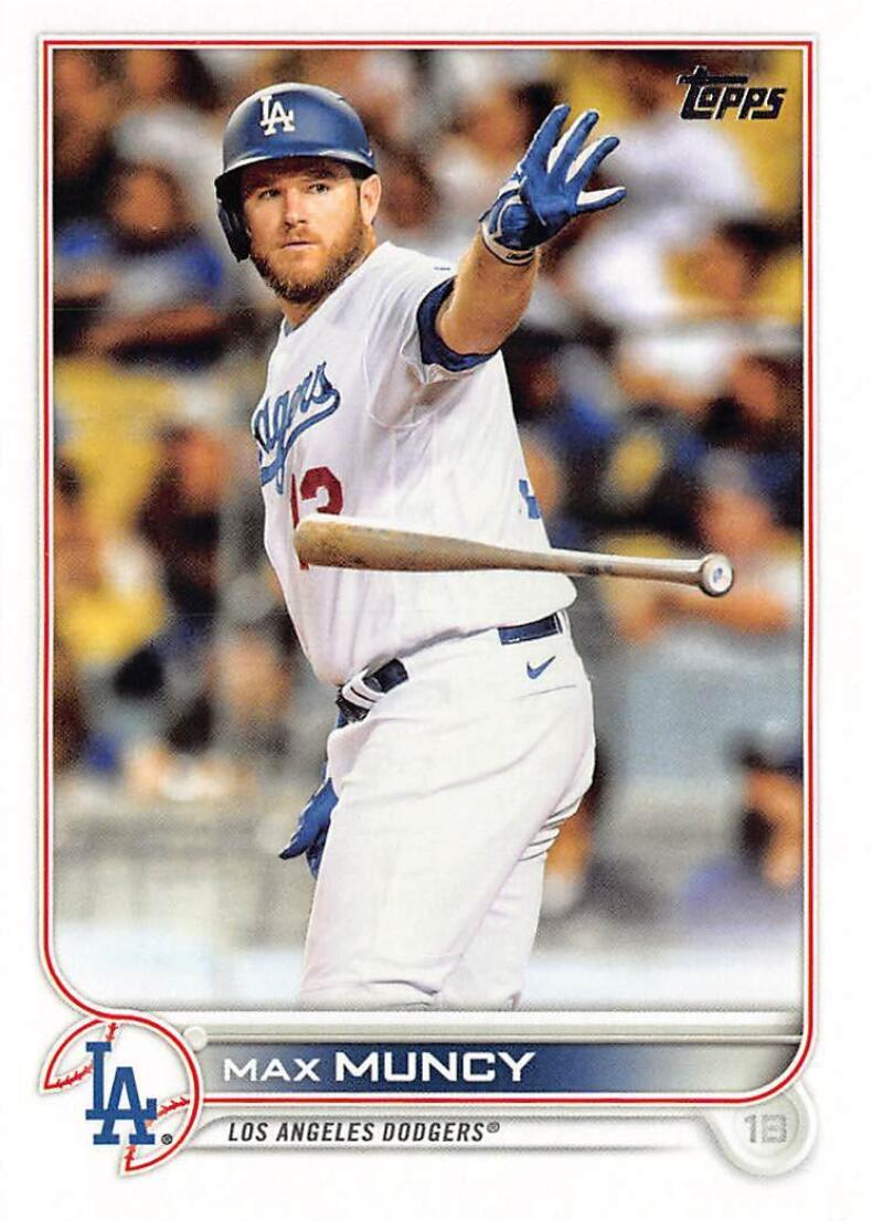 2022 Topps Baseball  #572 Max Muncy  Los Angeles Dodgers  Image 1