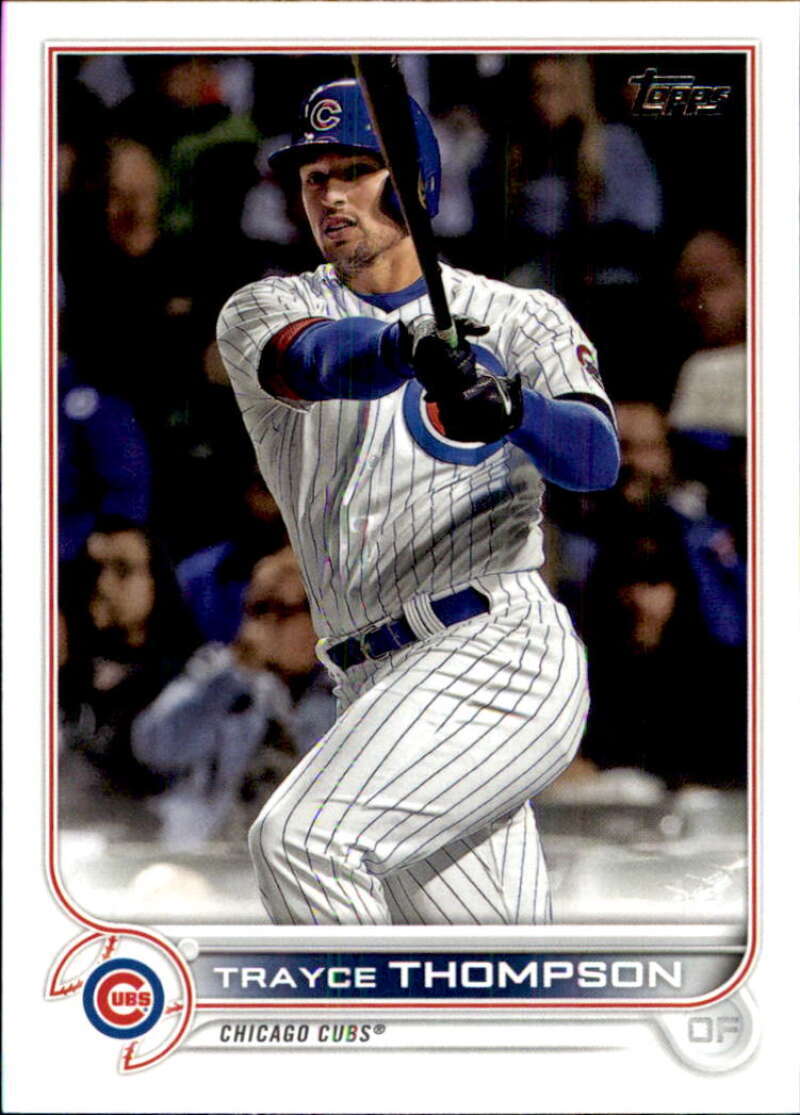 2022 Topps Baseball  #574 Trayce Thompson  Chicago Cubs  Image 1