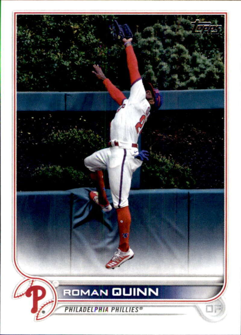 2022 Topps Baseball  #577 Roman Quinn  Philadelphia Phillies  Image 1