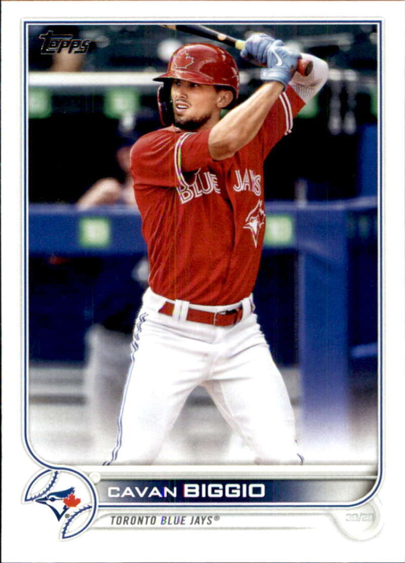 2022 Topps Baseball  #591 Cavan Biggio  Toronto Blue Jays  Image 1