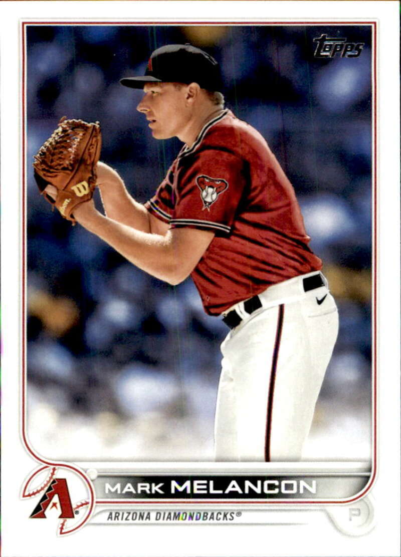 2022 Topps Baseball  #592 Mark Melancon  Arizona Diamondbacks  Image 1