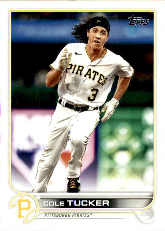 2022 Topps Baseball  #603 Cole Tucker  Pittsburgh Pirates  Image 1