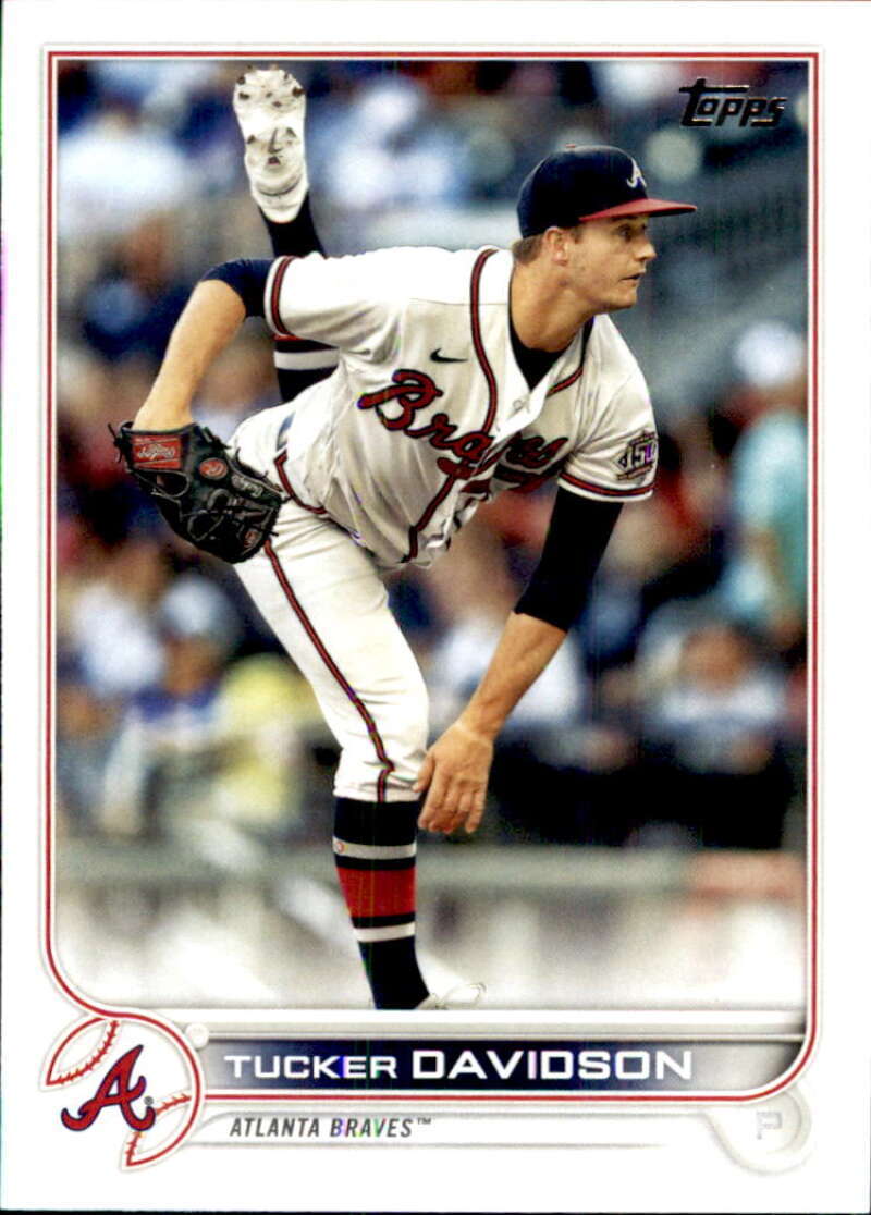 2022 Topps Baseball  #624 Tucker Davidson  Atlanta Braves  Image 1