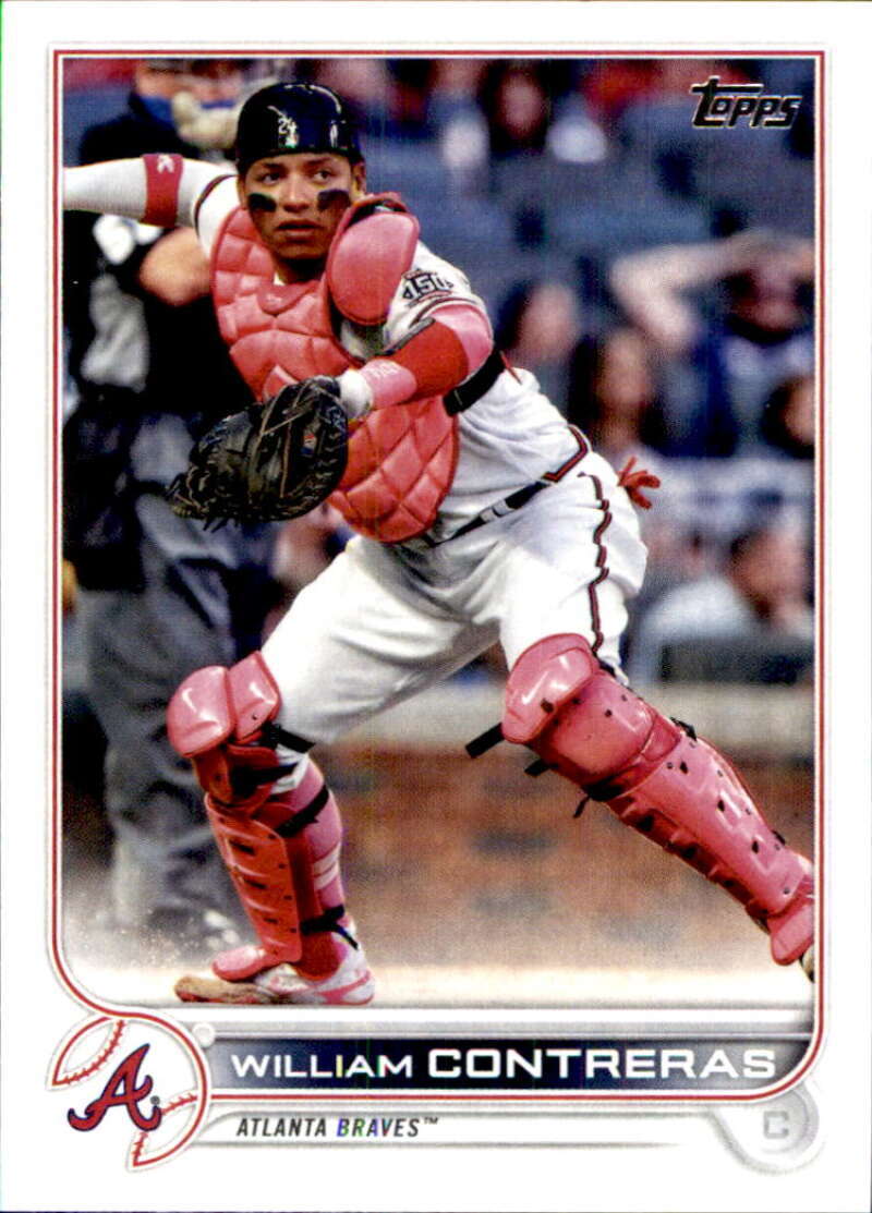 2022 Topps Baseball  #629 William Contreras  Atlanta Braves  Image 1