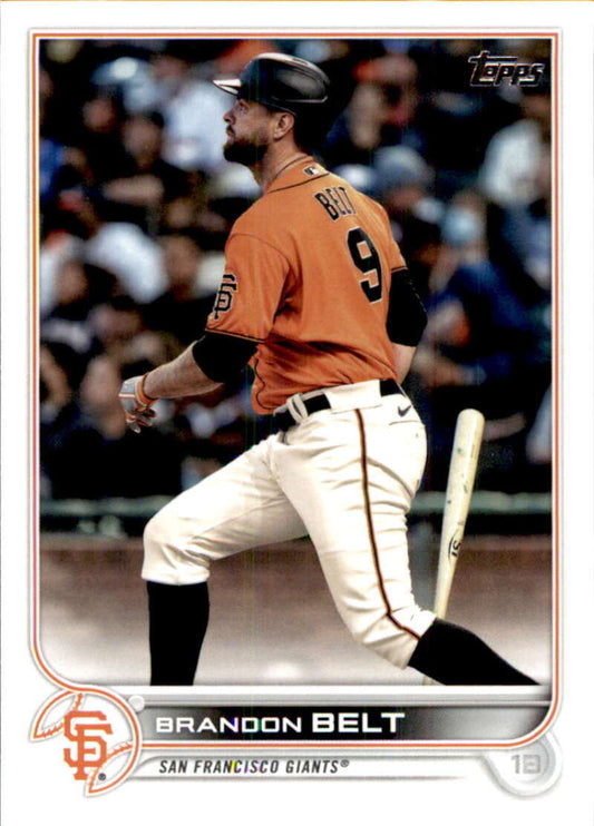 2022 Topps Baseball  #632 Brandon Belt  San Francisco Giants  Image 1