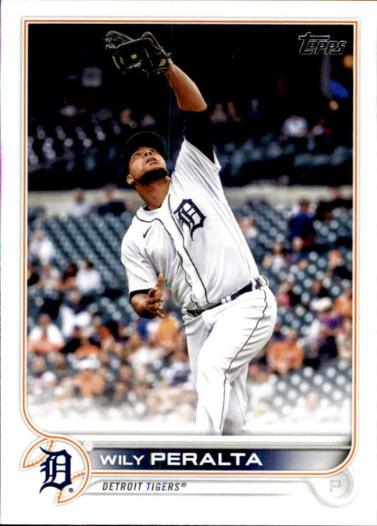 2022 Topps Baseball  #653 Wily Peralta  Detroit Tigers  Image 1