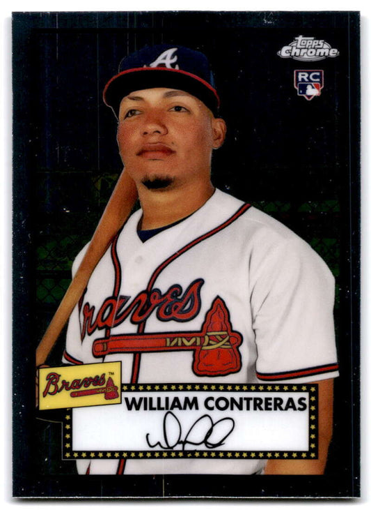 2021 Topps Chrome Platinum Anniversary #24 William Contreras RC Rookie  V87613 Image 1