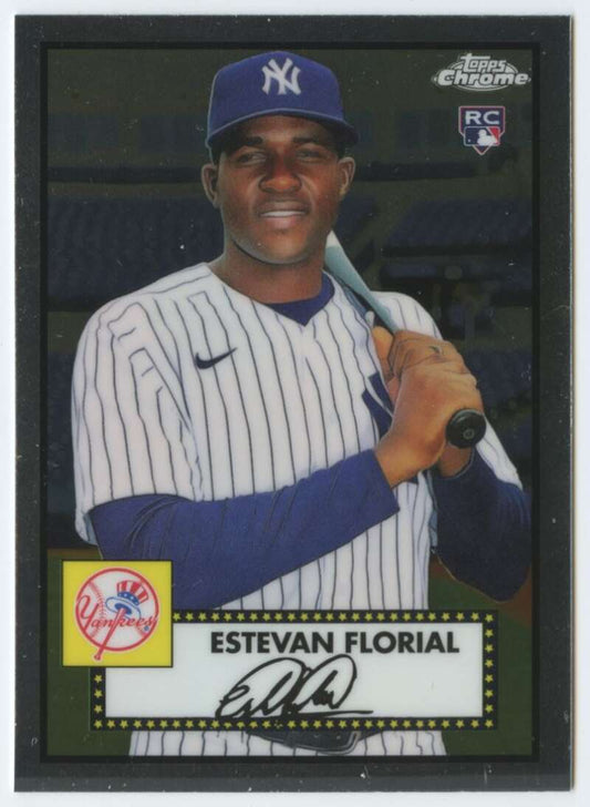 2021 Topps Chrome Platinum Anniversary #71 Estevan Florial  RC Rookie  V87614 Image 1