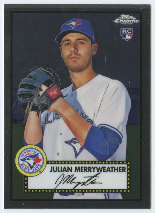 2021 Topps Chrome Platinum Anniversary #98 Julian Merryweather  RC Rookie  V97191 Image 1
