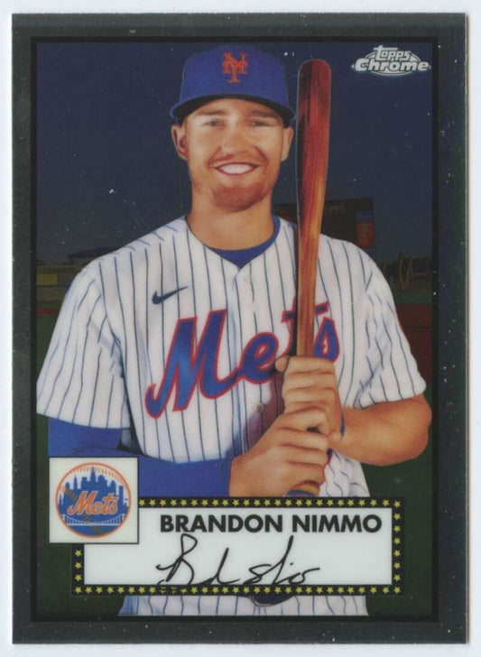 2021 Topps Chrome Platinum Anniversary #126 Brandon Nimmo   V87615 Image 1