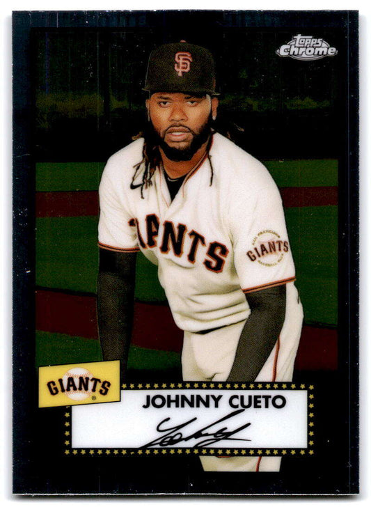 2021 Topps Chrome Platinum Anniversary #132 Johnny Cueto  V87616 Image 1