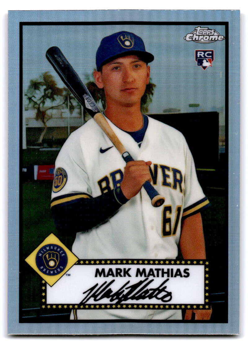 2021 Topps Chrome Platinum Anniversary #137 Mark Mathias  RC Rookie  V87617 Image 1
