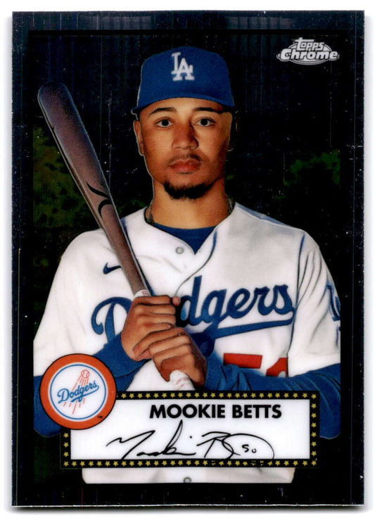 2021 Topps Chrome Platinum Anniversary #166 Mookie Betts  V87619 Image 1