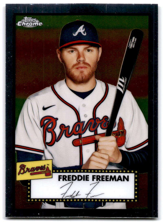 2021 Topps Chrome Platinum Anniversary #173 Freddie Freeman  Atlanta  V97201 Image 1