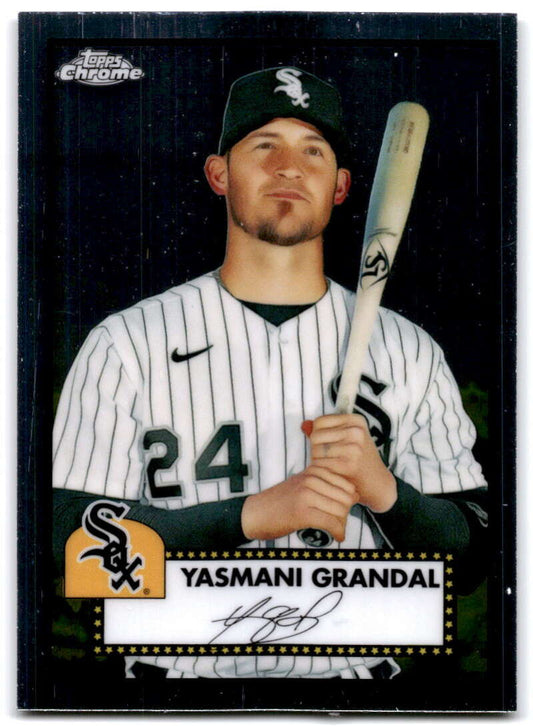 2021 Topps Chrome Platinum Anniversary #220 Yasmani Grandal  Chicago  V97205 Image 1