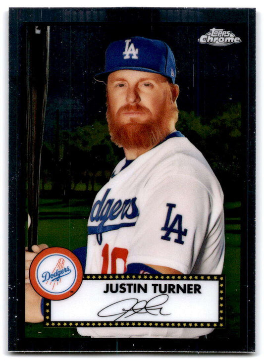 2021 Topps Chrome Platinum Anniversary #226 Justin Turner  V87625 Image 1