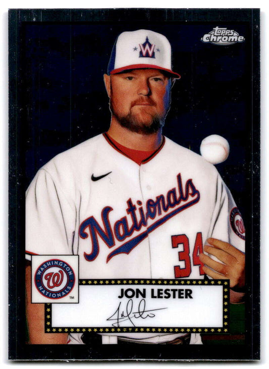 2021 Topps Chrome Platinum Anniversary #231 Jon Lester   V87627 Image 1