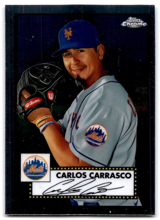 2021 Topps Chrome Platinum Anniversary #255 Carlos Carrasco  New York  V97213 Image 1