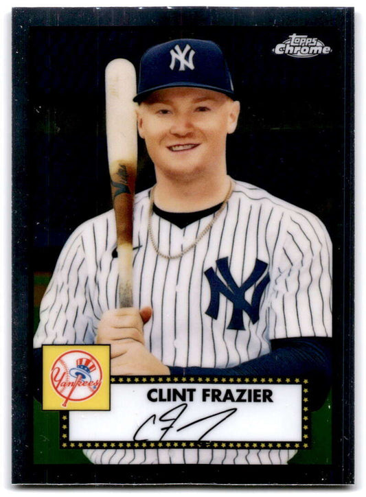 2021 Topps Chrome Platinum Anniversary #296 Clint Frazier  New York   V97216 Image 1