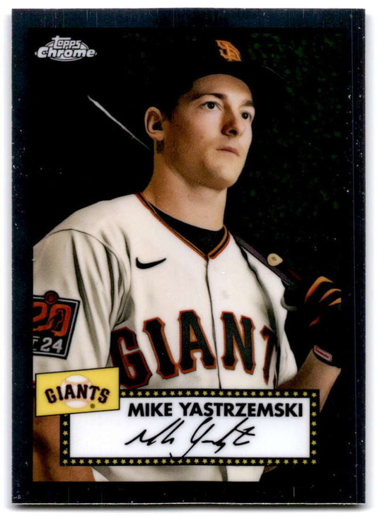 2021 Topps Chrome Platinum Anniversary #329 Mike Yastrzemski   V97220 Image 1