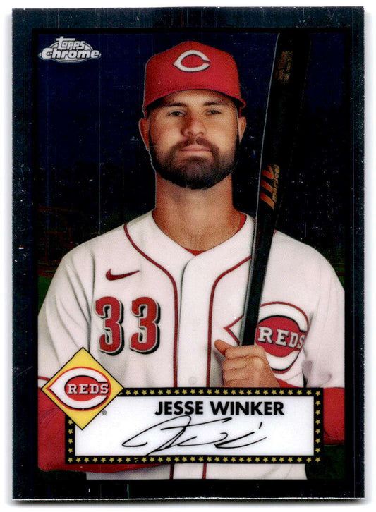 2021 Topps Chrome Platinum Anniversary #354 Jesse Winker  Cincinnati Reds  V97222 Image 1