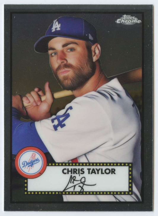 2021 Topps Chrome Platinum Anniversary #392 Chris Taylor   V87643 Image 1